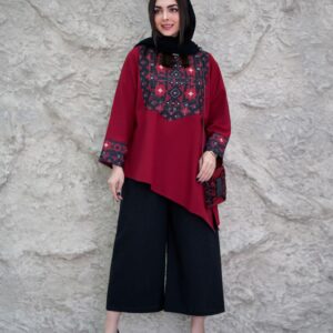 ست سه تیکه لنین با خرجکار سوزندوزی - تابستانه