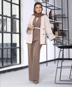 ست زنانه بهارا لینن ایرانی مناسب استایل روزمره و نیمه رسمی