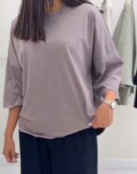 شومیز نخ پنبه دخترانه سبک با طراحی ساده و مناسب سایزهای ۳۶ تا ۴۴