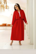 کت دامن پرتو قرمز