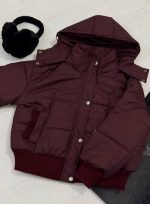 کاپشن زرشکی