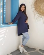 شومیز مانتویی فلاور زنانه مدل رزا