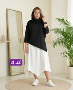 ست شومیز دامن زنانه الیاف طبیعی ضد حساسیت و سنگ شور شده