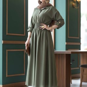 مانتو ساحلی زنانه صوفیا مدل کمرکش