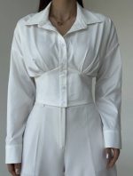 شومیز سفید شیک ارزان