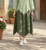 دامن زنانه مدل هفتی از الیاف طبیعی پنبه‌ای فری سایز با طراحی خاص و رنگ‌بندی متنوع