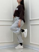 ست شیک تیشرت و شلوار زنانه مدل فلفل با پارچه پنبه درجه یک