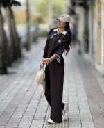 ست شومیز شلوار زنانه میومیو کرپ مازراتی نخ توییست با استایل مینیمال