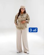 مدل شومیز صوفیا پرینت پروانه با دوخت شیک و تنخور جذاب